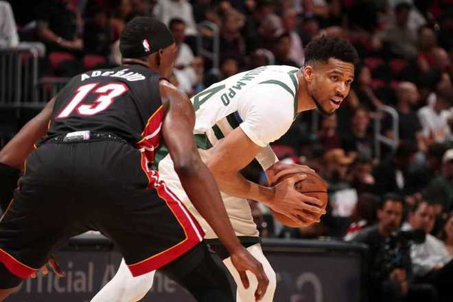 热火字母哥率队逆转热火豪取7连胜